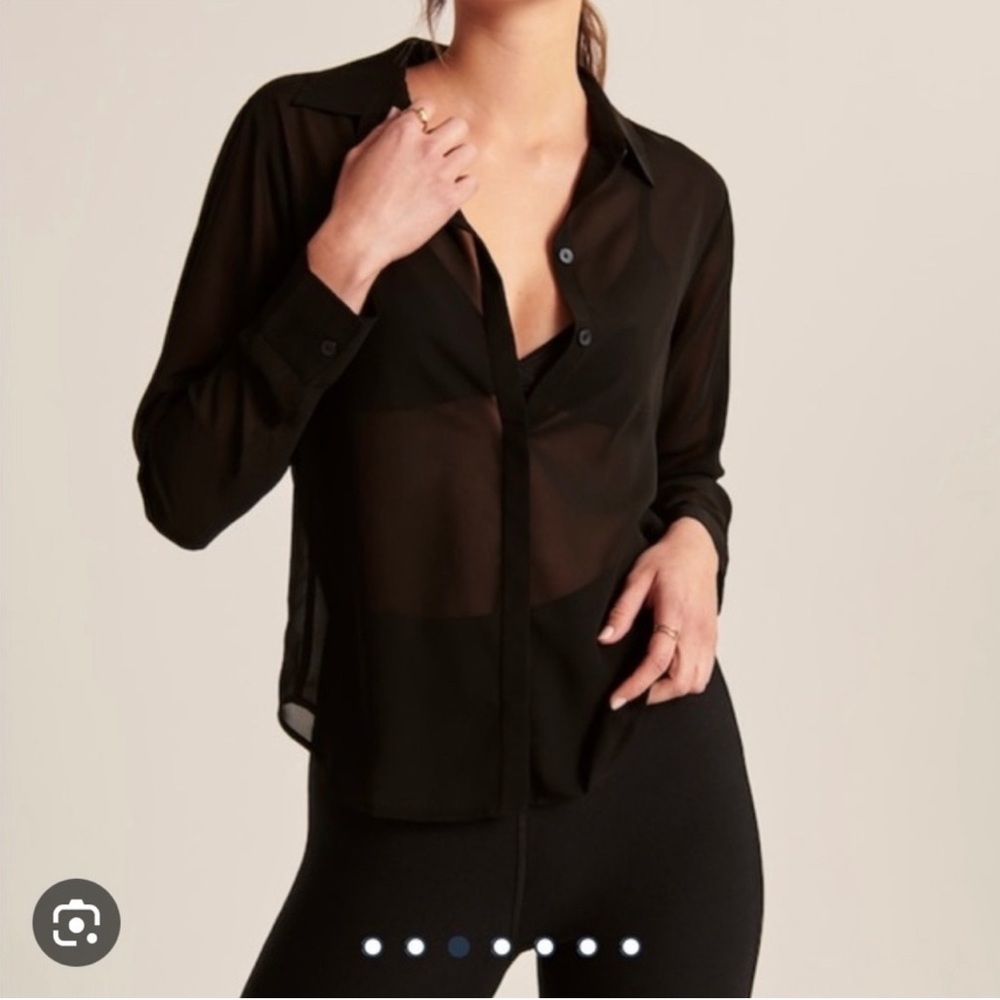 Sheer Button Up